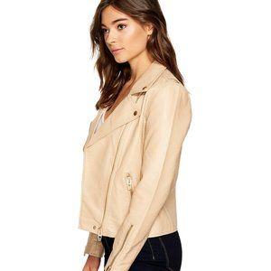 Blank NYC Vegan Leather Moto Jacket S